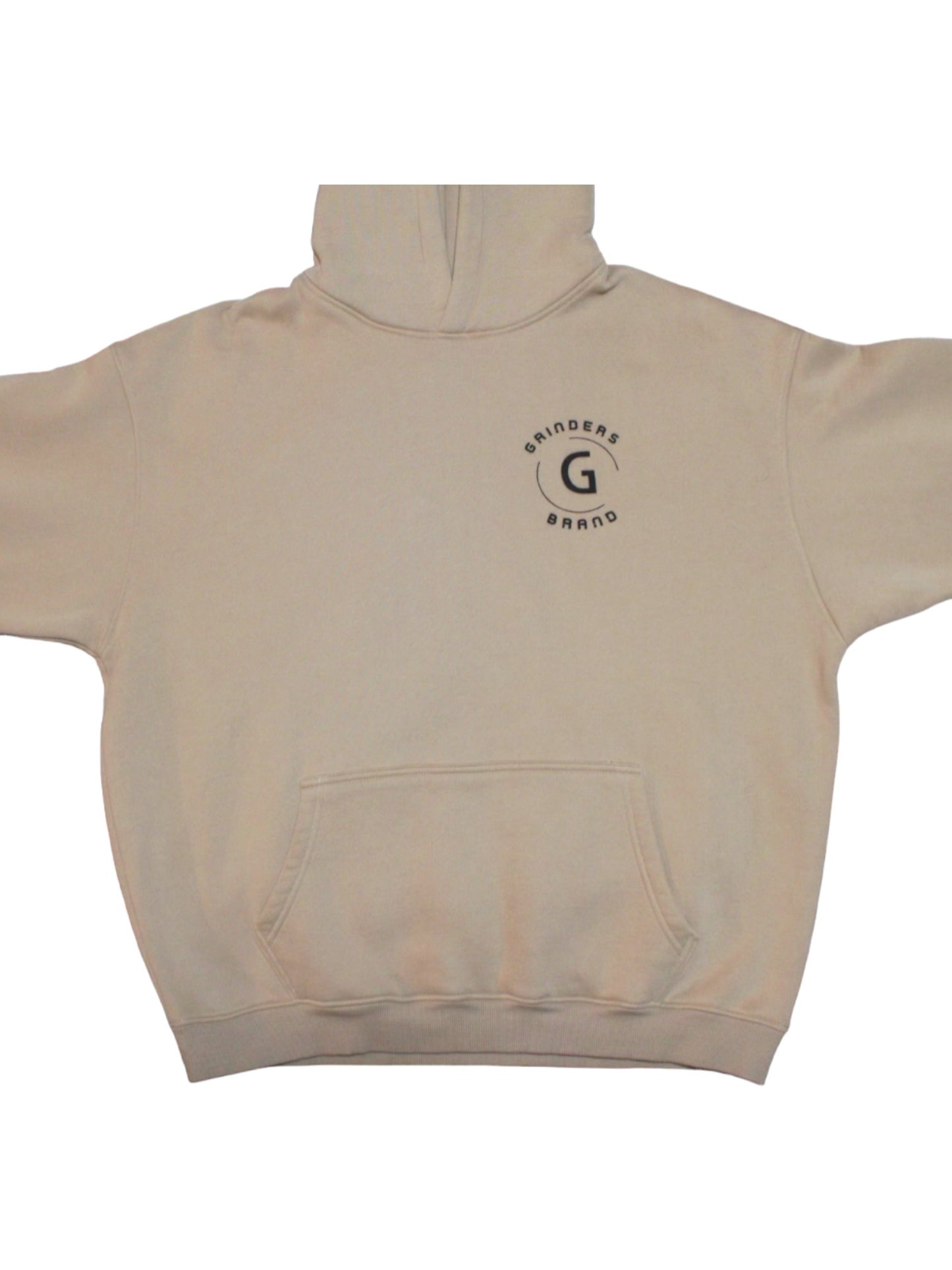 Grinders Brand Beige Essential Hoodie