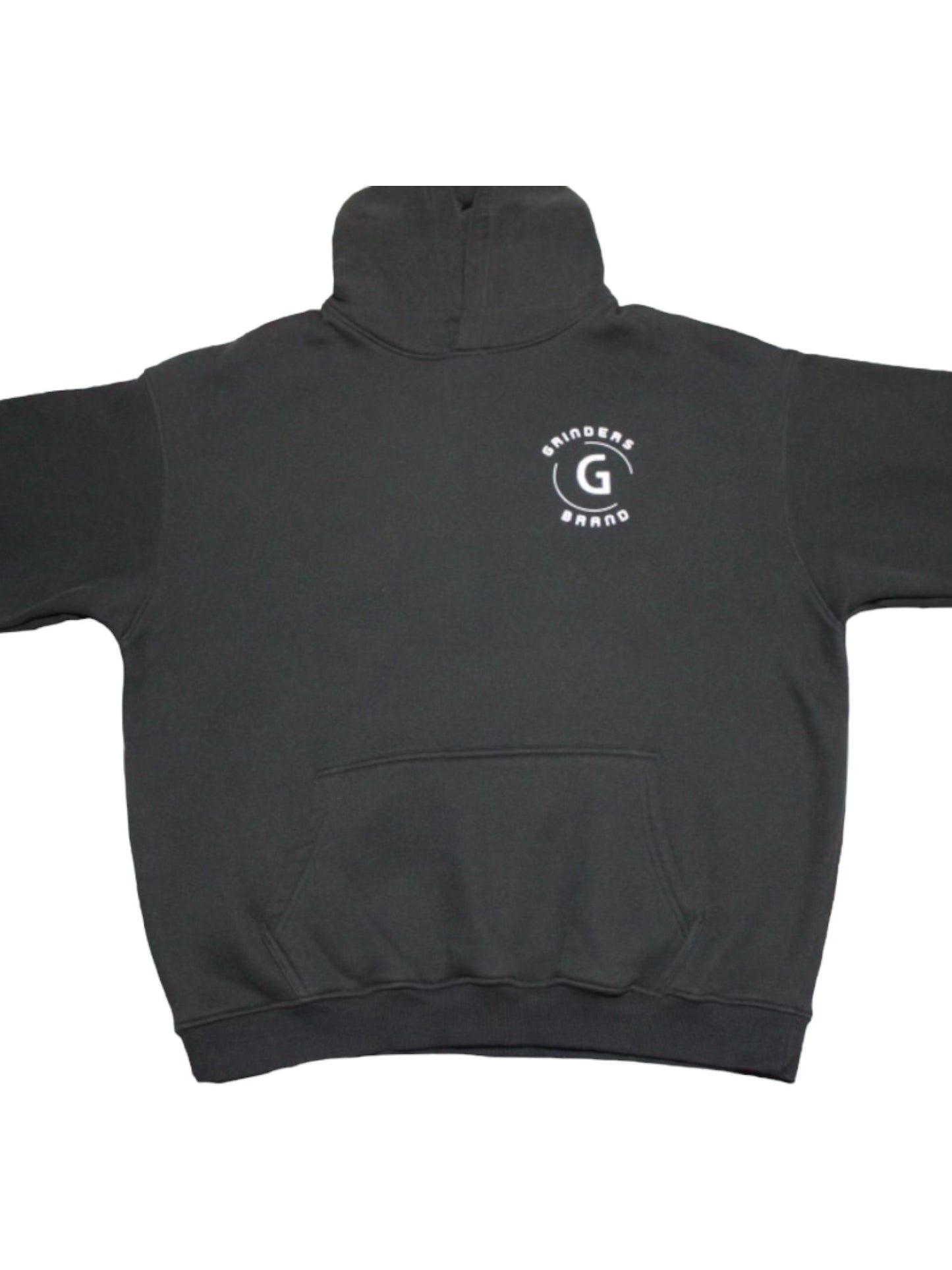 Grinders Brand Black Essential Hoodie